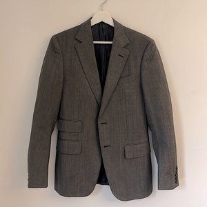 GUCCI Blazer/Jacket in Charcoal weave 46R